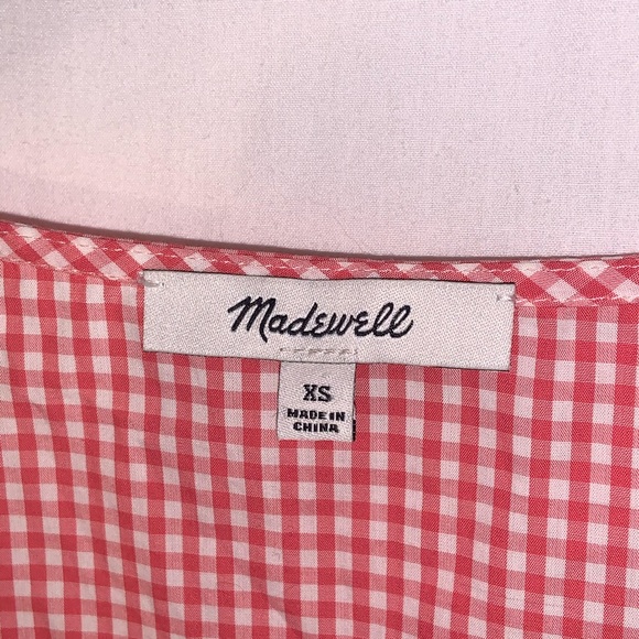 Madewell Embroidered Gingham Tank Top - Picture 8 of 8
